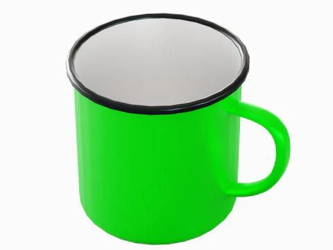 Iron Mug 03 3D Model