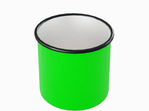 Iron Mug 03 3D Model
