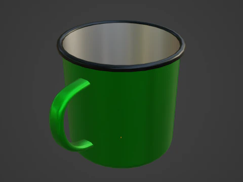 Iron Mug 03 3D Model