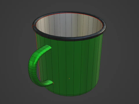 Iron Mug 03 3D Model