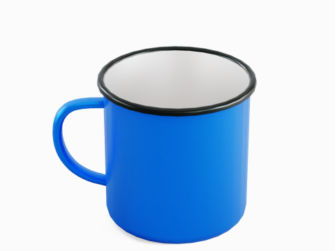 Iron Mug 04 3D Model