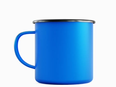 Iron Mug 04 3Dモデル