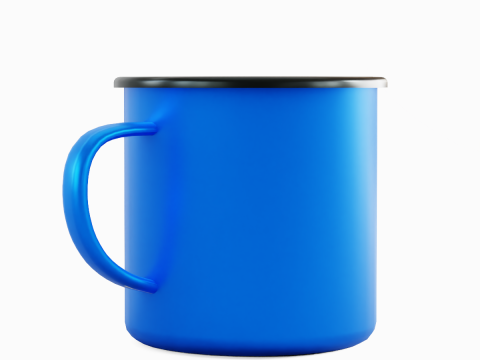 Iron Mug 04 3Dモデル
