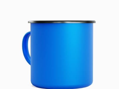 Iron Mug 04 3Dモデル