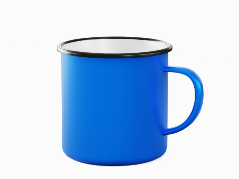 Iron Mug 04 3Dモデル