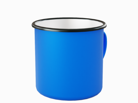Iron Mug 04 3Dモデル