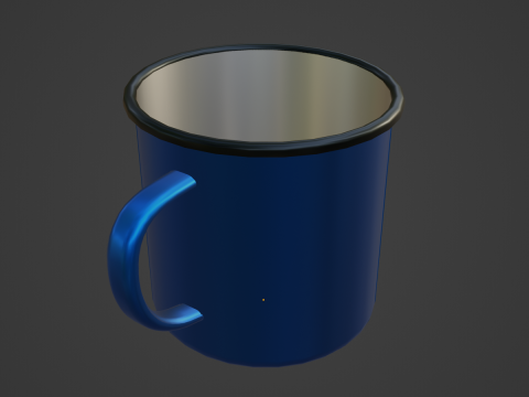 Iron Mug 04 3Dモデル