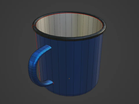 Iron Mug 04 3D Model