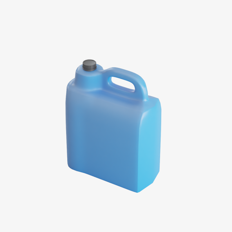 Plastic Canister 01 3D Модель .c4d .max .obj .3ds .fbx .stl .blend 