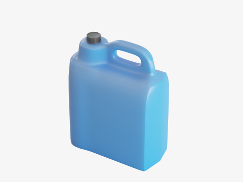 Plastic Canister 01 3Dモデル