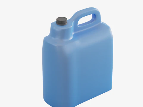 Plastic Canister 01 3D Model