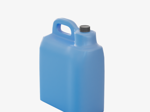 Plastic Canister 01 3D Модель