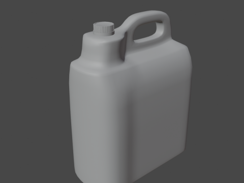 Plastic Canister 01 3D Модель