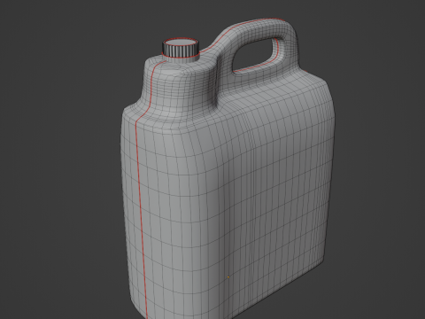 Plastic Canister 01 3D Модель