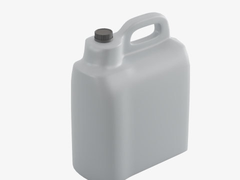 Plastic Canister 02 Modello 3D