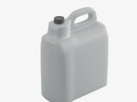 Plastic Canister 02 3D Model