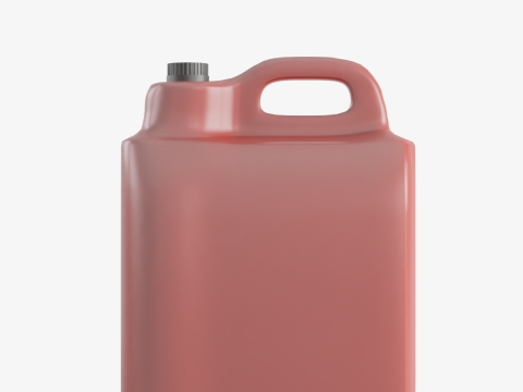 Plastic Canister 03 3D Model