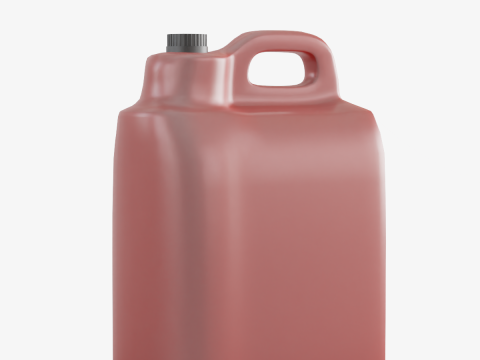 Plastic Canister 03 3D Model
