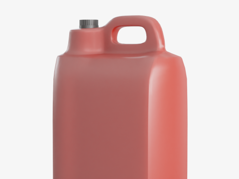 Plastic Canister 03 3D Model