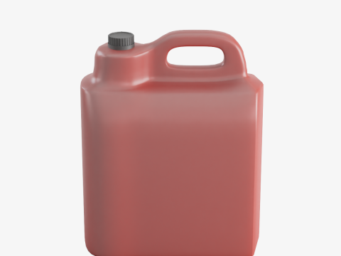 Plastic Canister 03 3D Model