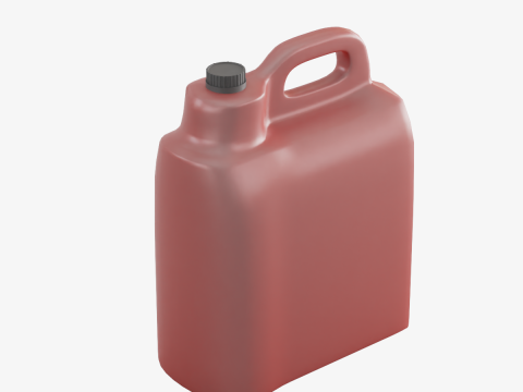 Plastic Canister 03 3D Model