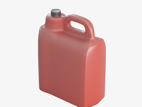 Plastic Canister 03 3D Model