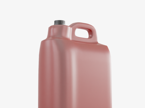 Plastic Canister 03 3D Model
