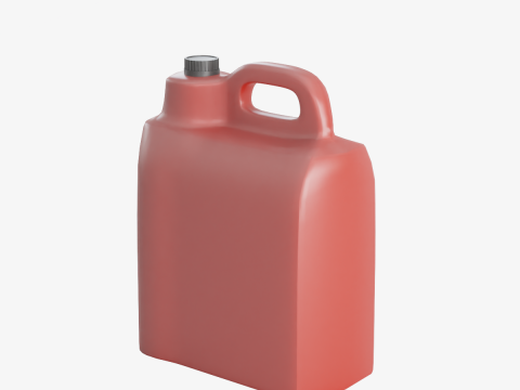 Plastic Canister 03 3D Model