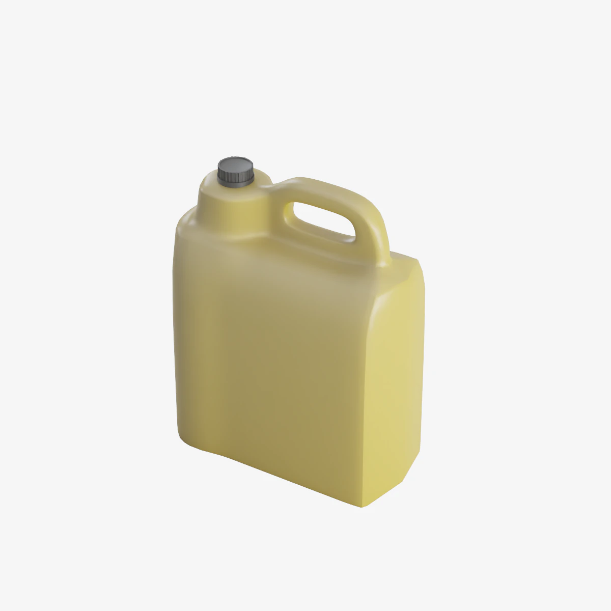 Plastic Canister 04 3D Model .c4d .max .obj .3ds .fbx .stl .blend 
