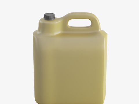 Plastic Canister 04 Model 3D