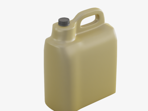 Plastic Canister 04 Model 3D