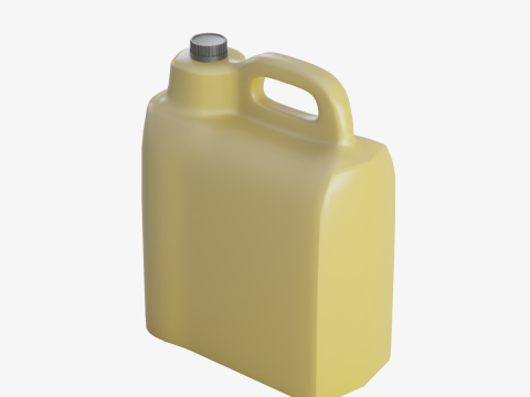 Plastic Canister 04 Model 3D
