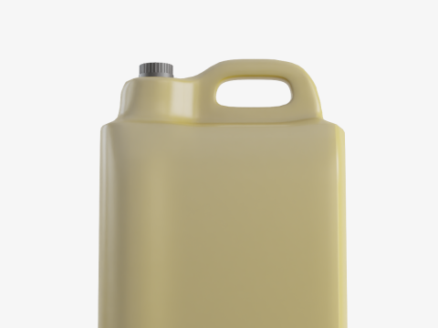 Plastic Canister 04 Model 3D