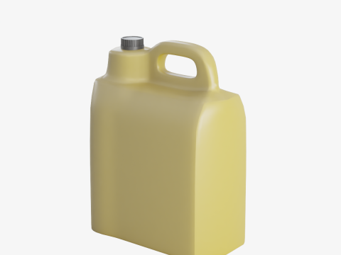 Plastic Canister 04 Model 3D