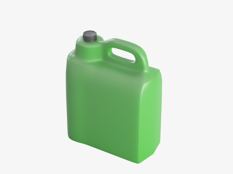 Plastic Canister 05 3D Model