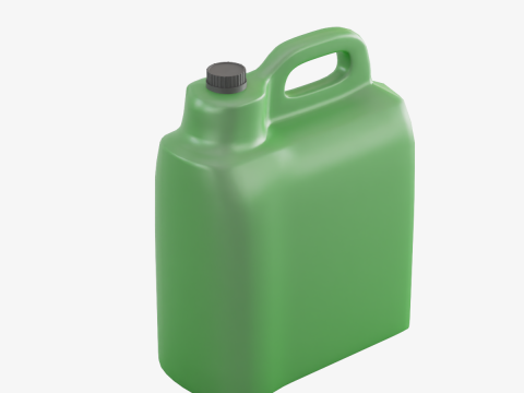 Plastic Canister 05 3D 模型