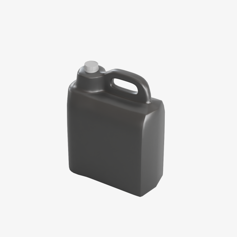 Plastic Canister 06 3D Model .c4d .max .obj .3ds .fbx .stl .blend 