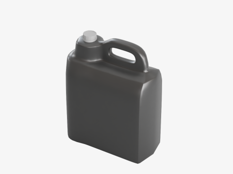 Plastic Canister 06 3D Model