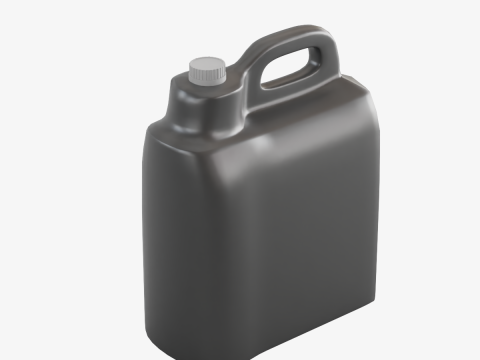 Plastic Canister 06 3D Model