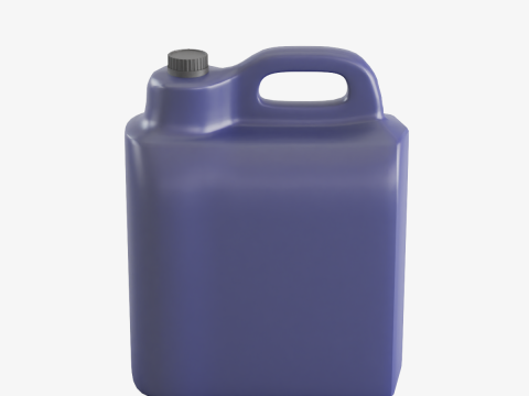 Plastic Canister 07 3D Model