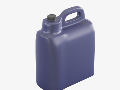 Plastic Canister 07 3D Model
