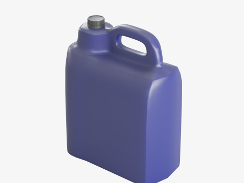Plastic Canister 07 3D Model