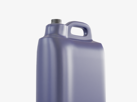 Plastic Canister 07 3D Model