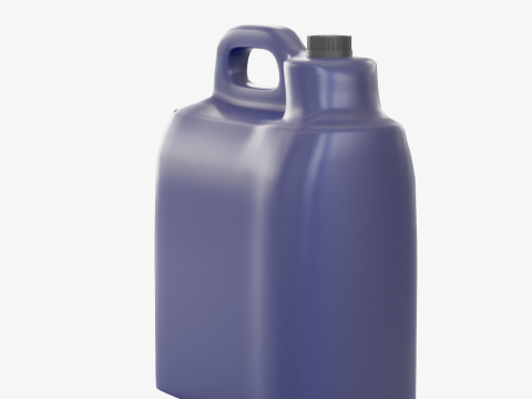 Plastic Canister 07 3D Model