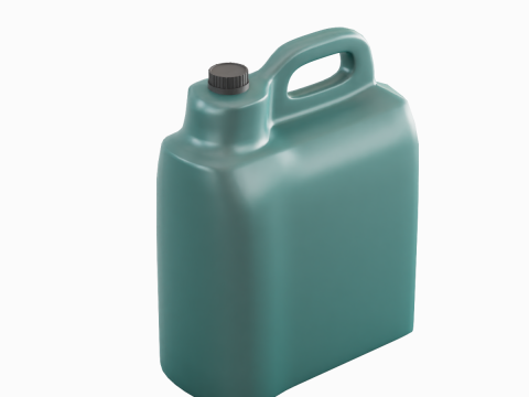 Plastic Canister 08 3D 모델