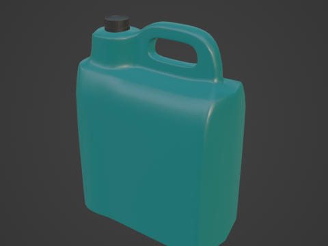 Plastic Canister 08 3D 모델
