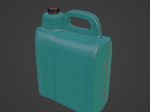 Plastic Canister 08 3D 모델