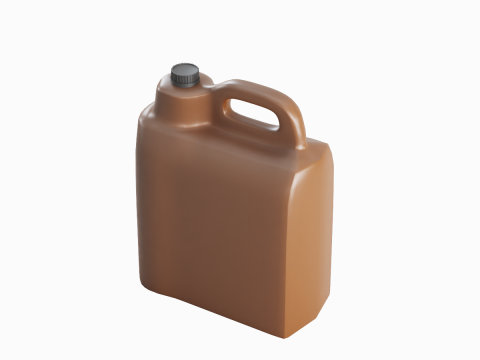 Plastic Canister 09 3Dモデル