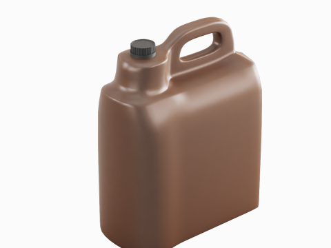 Plastic Canister 09 3Dモデル