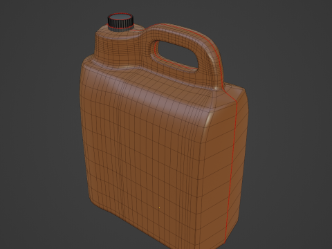 Plastic Canister 09 3Dモデル